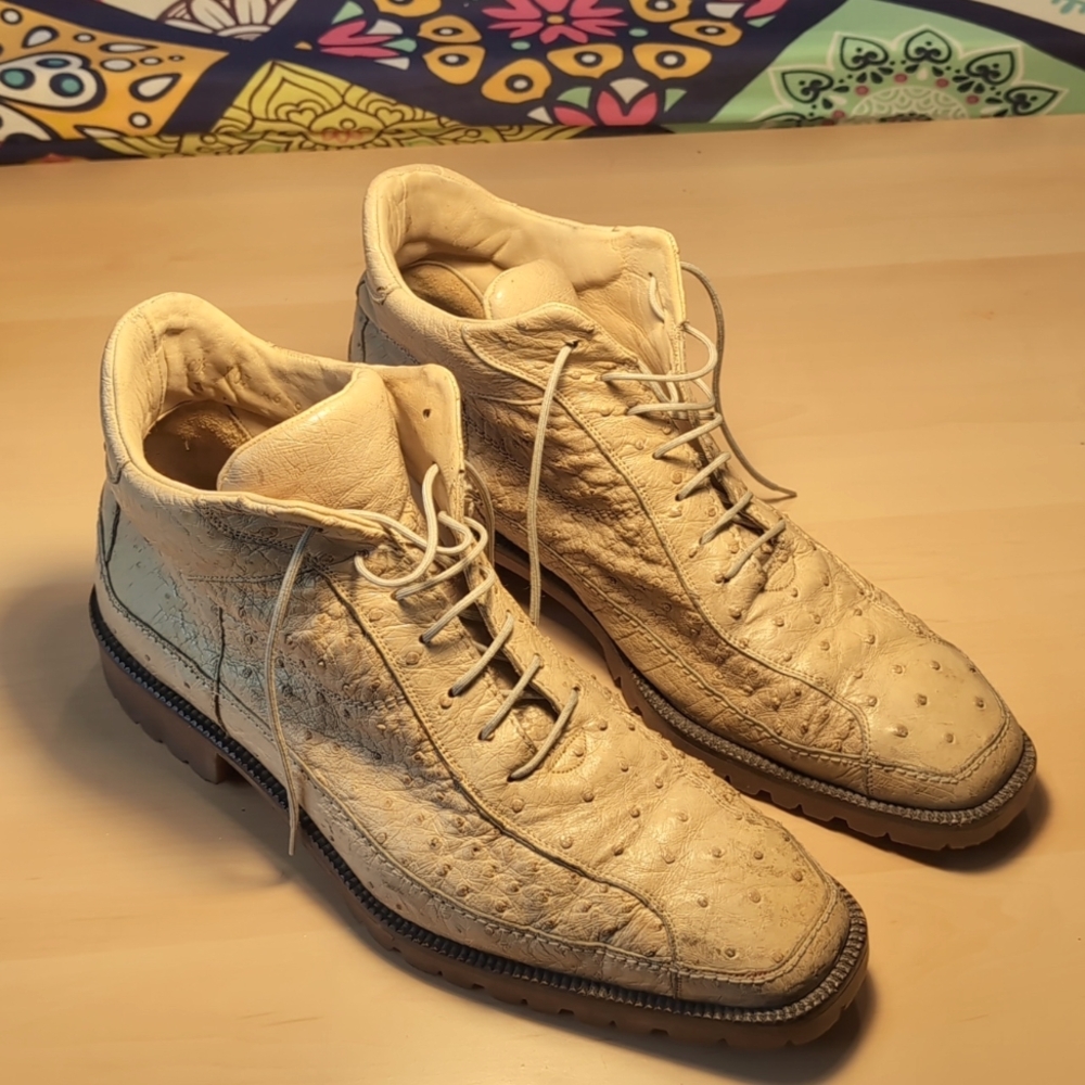 Men's Tan Alligator Shoes
